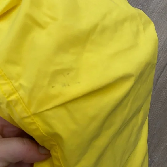 Kids Lands End‎ Down Parka Winter Coat Jacket Yellow Large - Picture 6 of 8